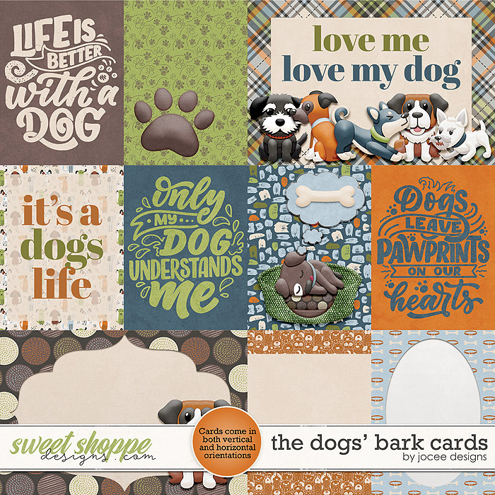The Dogs Bark Cards by JoCee Designs