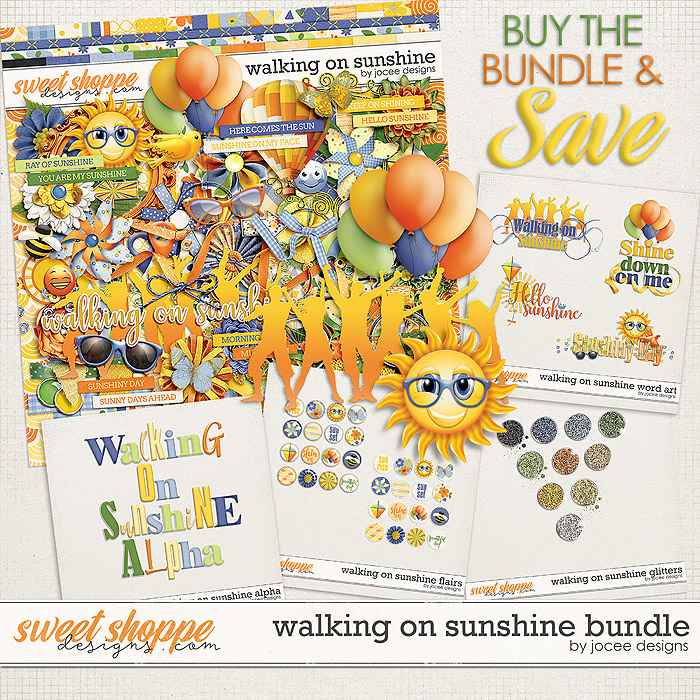 Walking On Sunshine Bundle by JoCee Designs