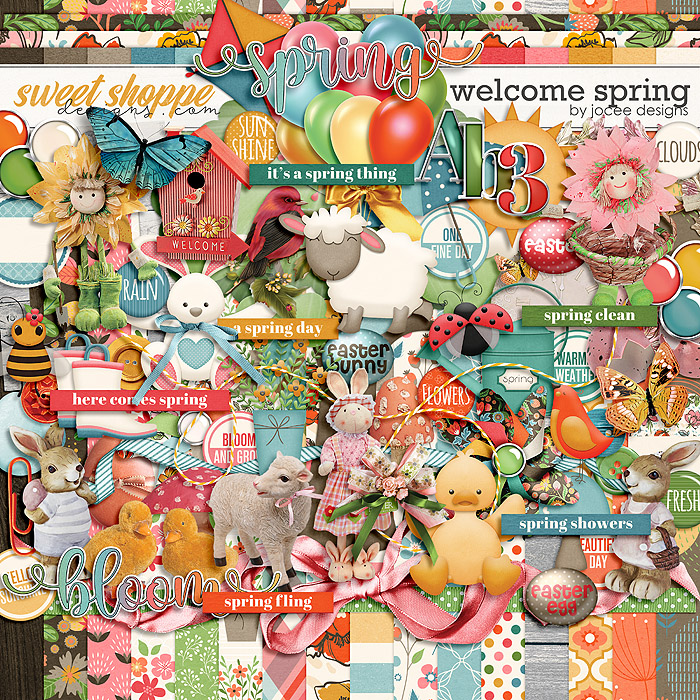 Welcome Spring by JoCee Designs