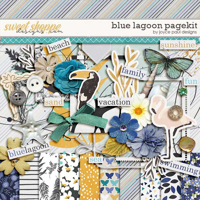 Blue Lagoon Pagekit by Joyce Paul Designs