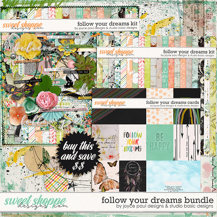 Follow Your Dreams Bundle by Joyce Paul and Studio Basic Designs