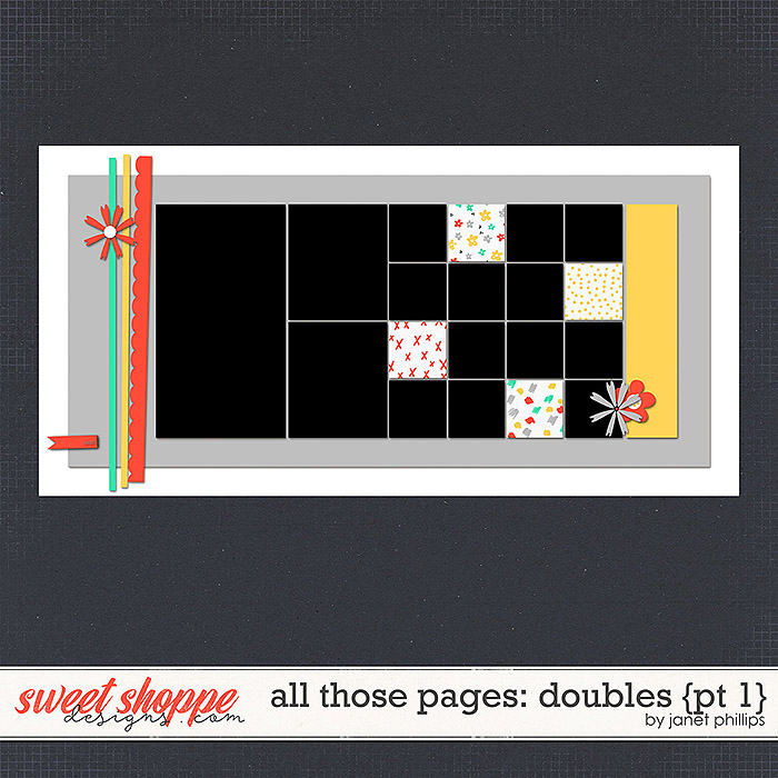 ALL THOSE PAGES: DOUBLES {part 1}  by Janet Phillips