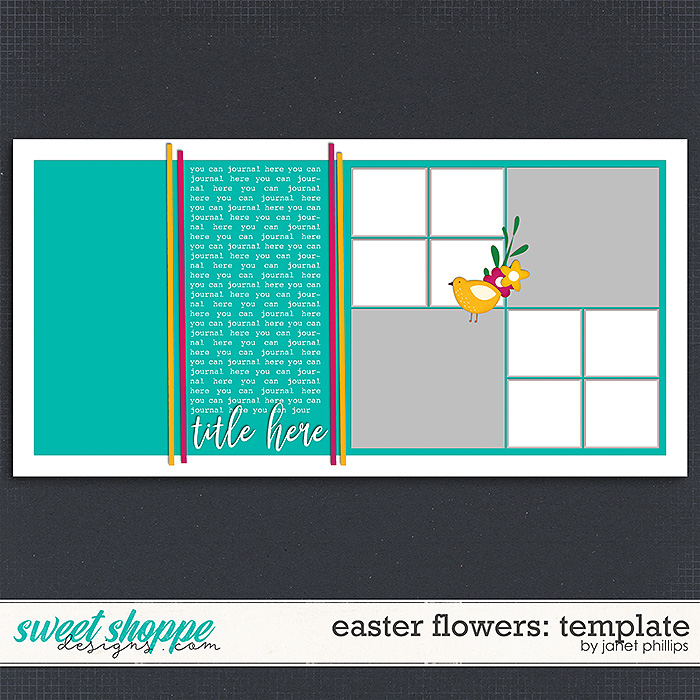 EASTER FLOWERS: TEMPLATE by Janet Phillips EASTER FLOWERS: TEMPLATE by Janet Phillips