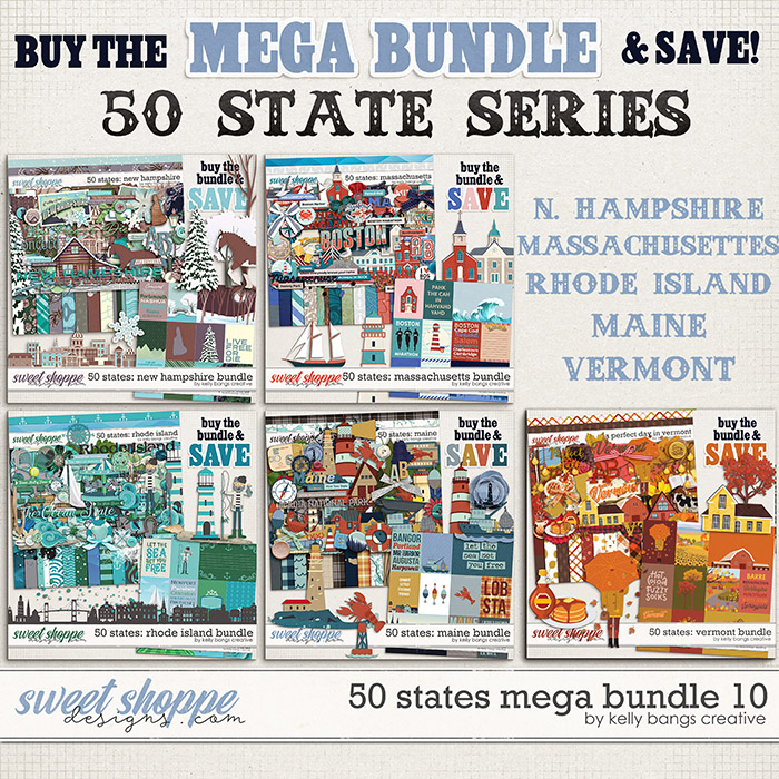 50 States MEGA Bundle #10 by Kelly Bangs Creative