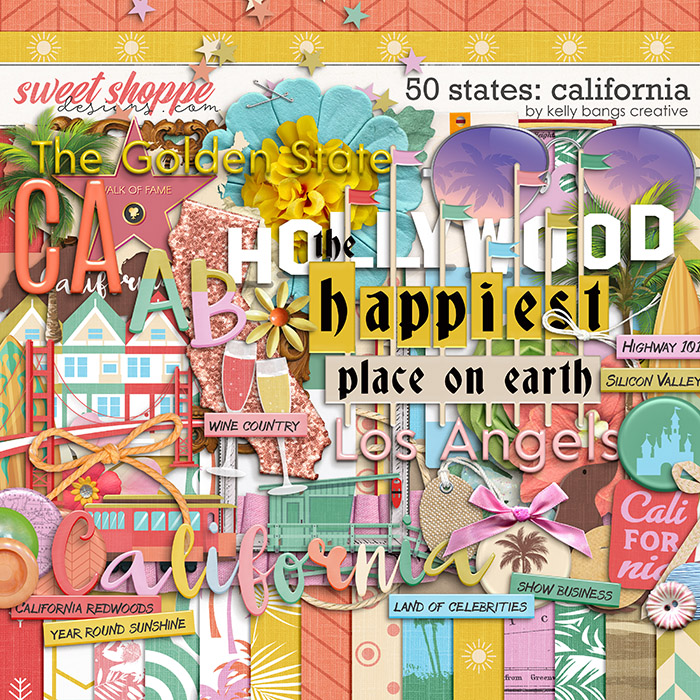 50 States: California by Kelly Bangs Creative