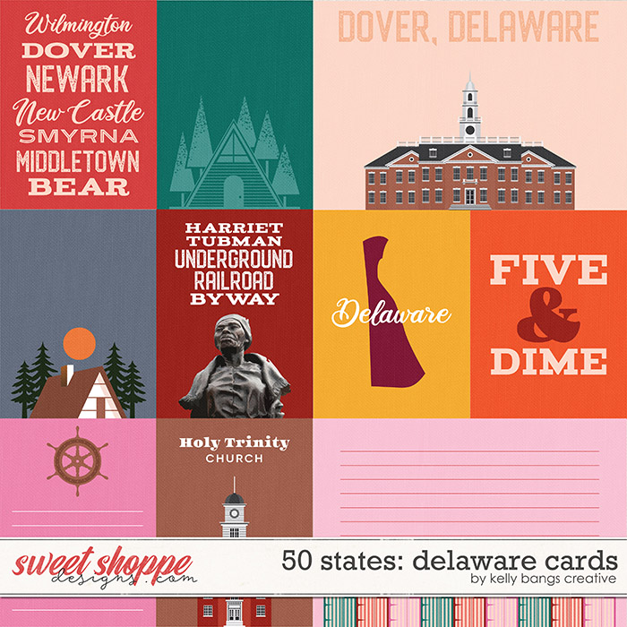 50 States: Delaware Cards by Kelly Bangs Creative