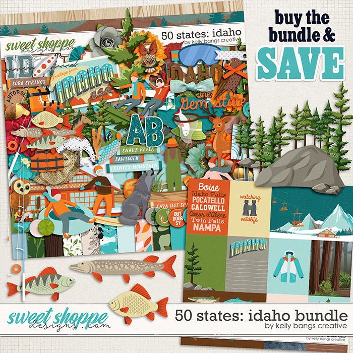 50 States: Idaho Bundle by Kelly Bangs Creative