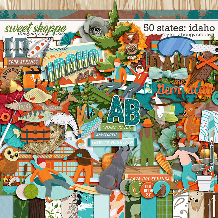 50 States: Idaho by Kelly Bangs Creative