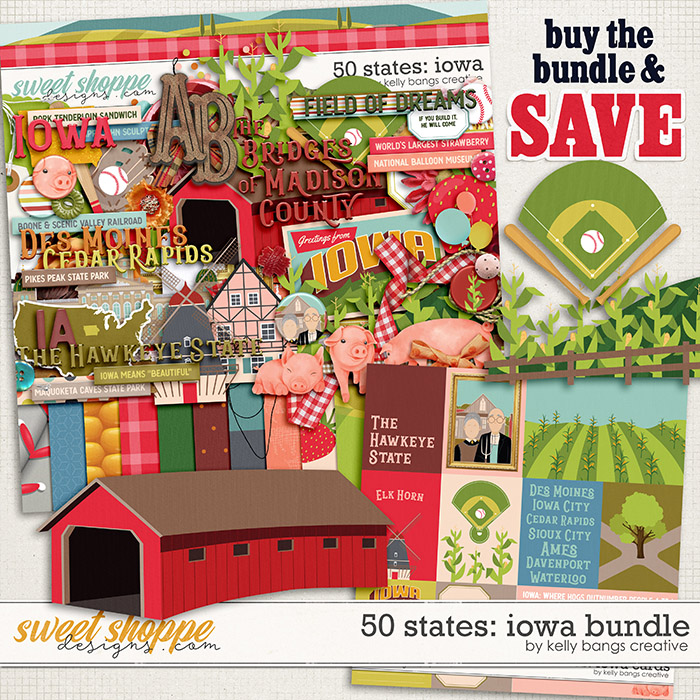 50 States: Iowa Bundle by Kelly Bangs Creative