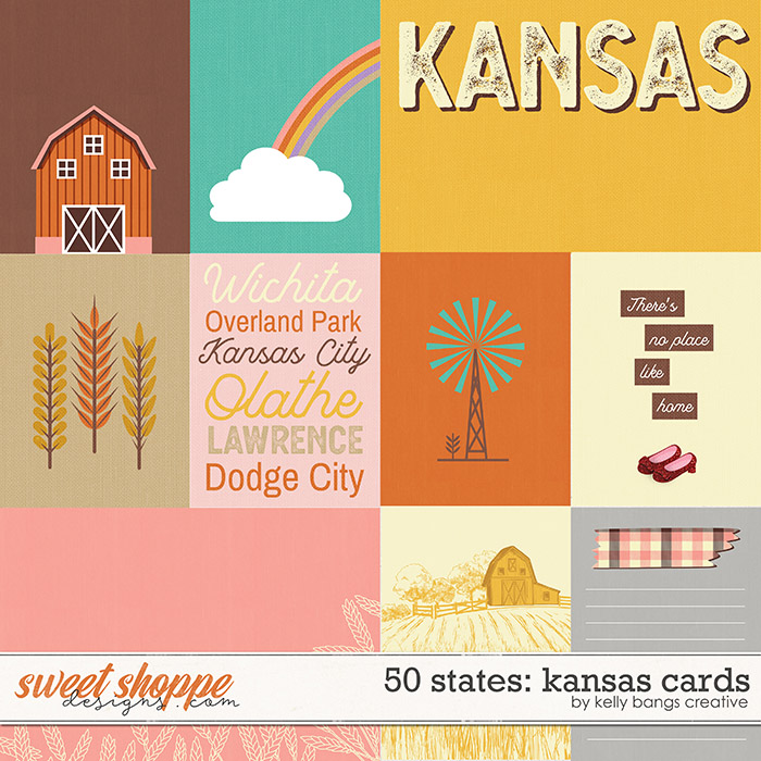 50 States: Kansas Cards by Kelly Bangs Creative