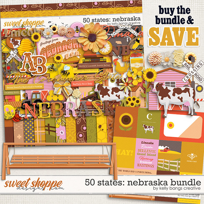 50 States: Nebraska Bundle by Kelly Bangs Creative