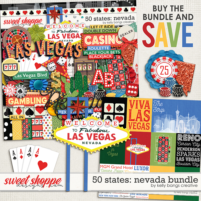 50 States: Nevada Bundle by Kelly Bangs Creative