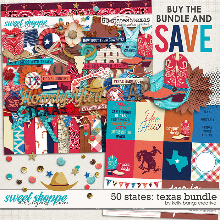 50 States: Texas Bundle by Kelly Bangs Creative