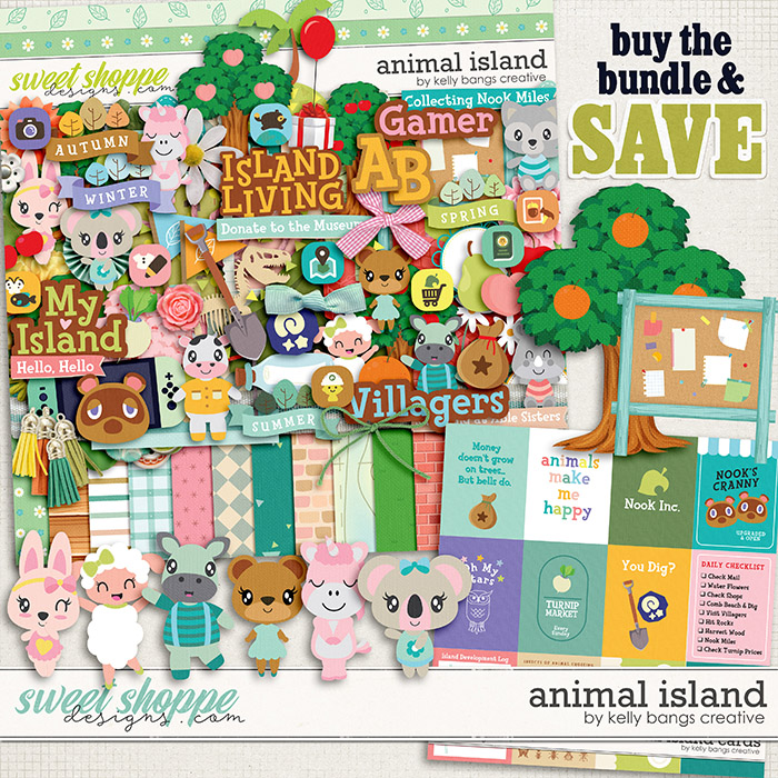 Animals Island Bundle by Kelly Bangs Creative 