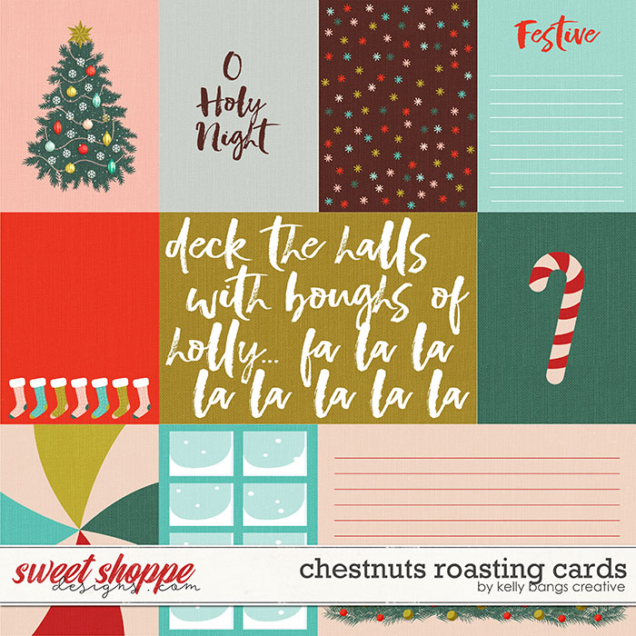 Chestnuts Roasting Cards by Kelly Bangs Creative