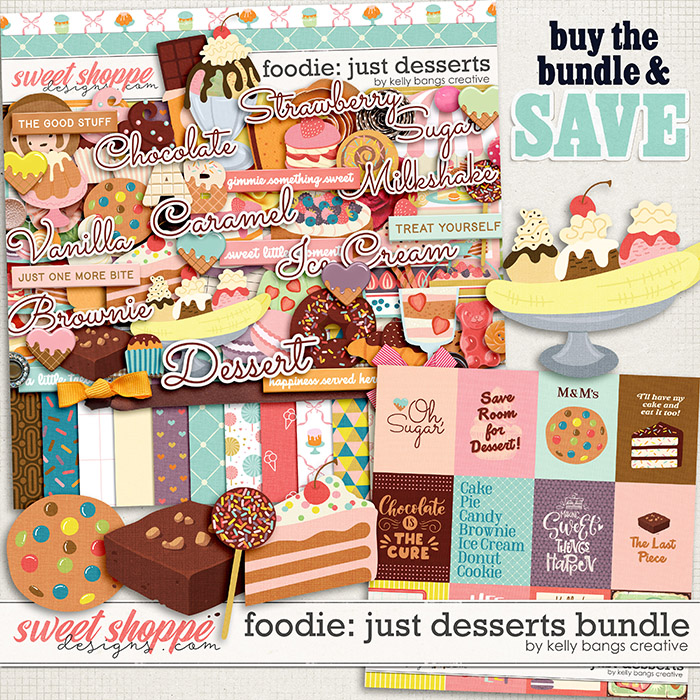 Foodie: Just Desserts Bundle by Kelly Bangs Creative