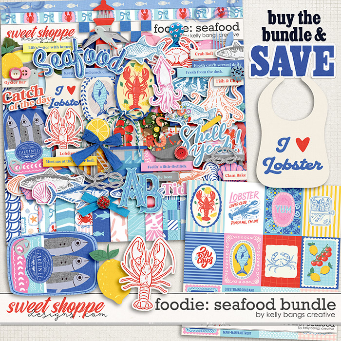 Foodie: Seafood Bundle by Kelly Bangs Creative