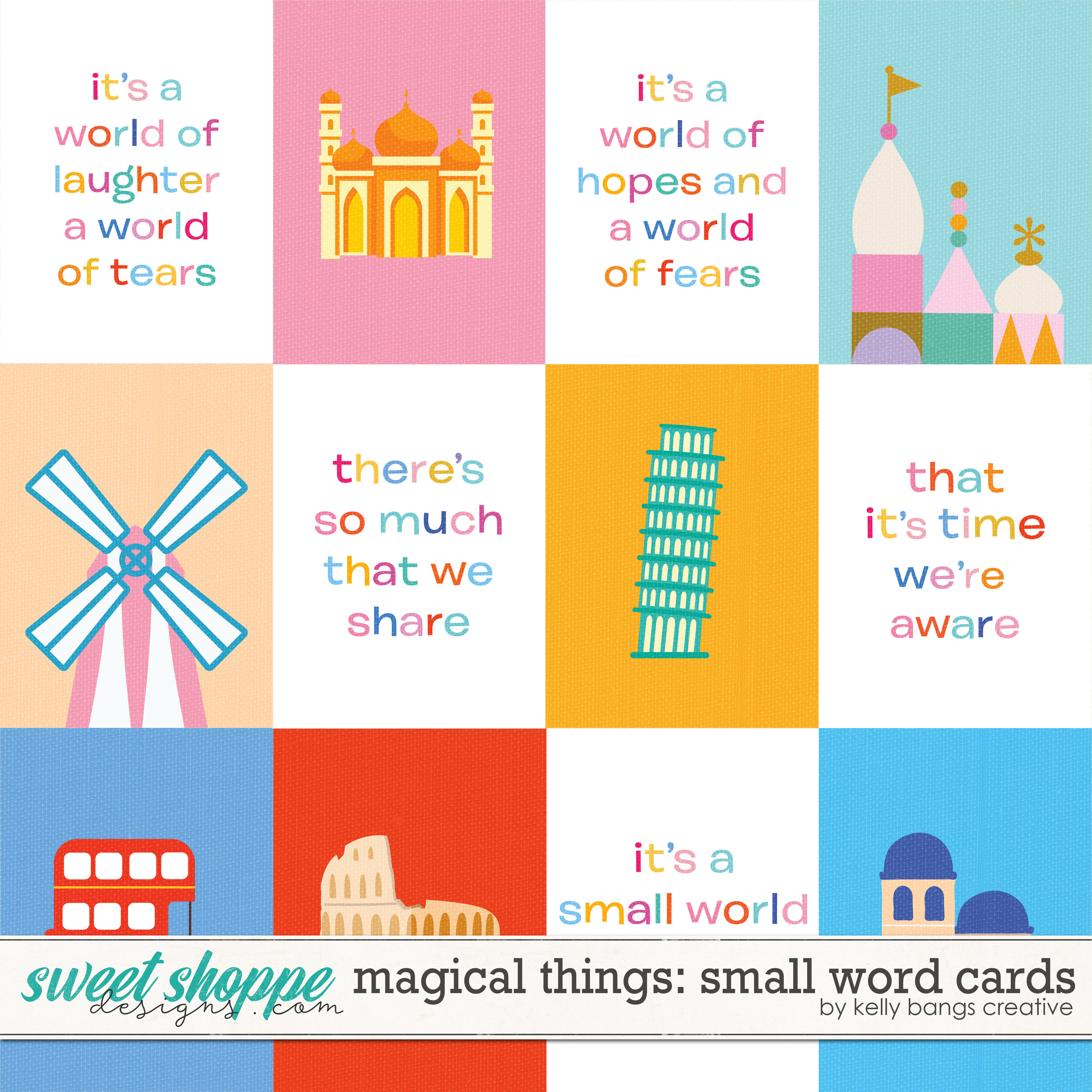 Magical Things: Small World Cards by Kelly Bangs Creative