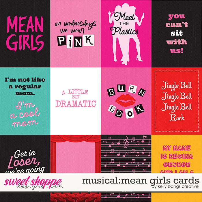 Musical:Mean Girls Cards by Kelly Bangs Creative