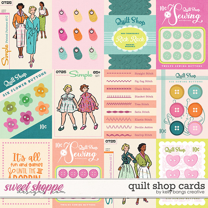 Quilt Shop Cards by Kelly Bangs Creative