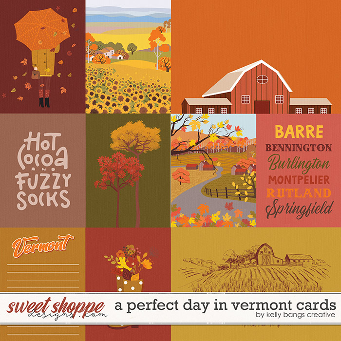 50 States:Vermont Cards by Kelly Bangs Creative
