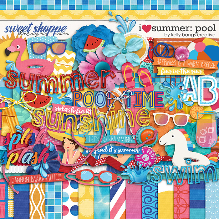 I Heart Summer: Pool by Kelly Bangs Creative