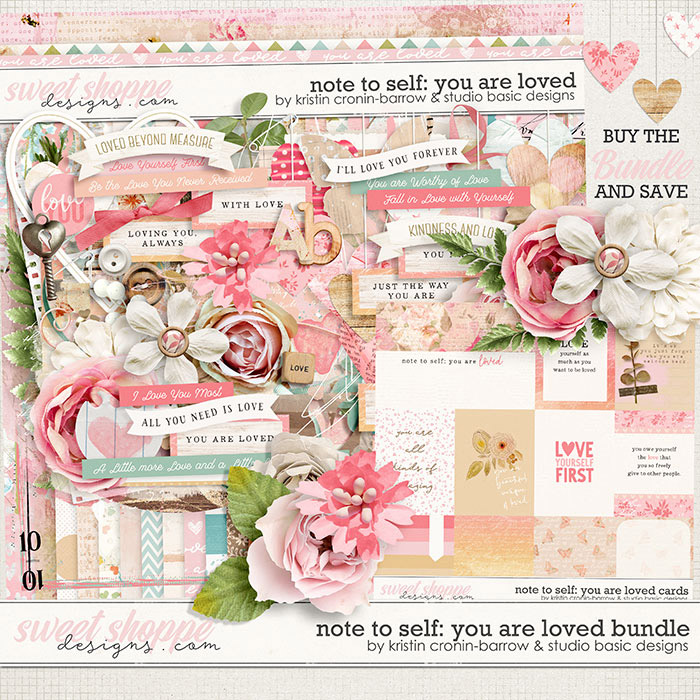 Note To Self: You Are Loved Bundle by Kristin Cronin-Barrow & Studio Basic