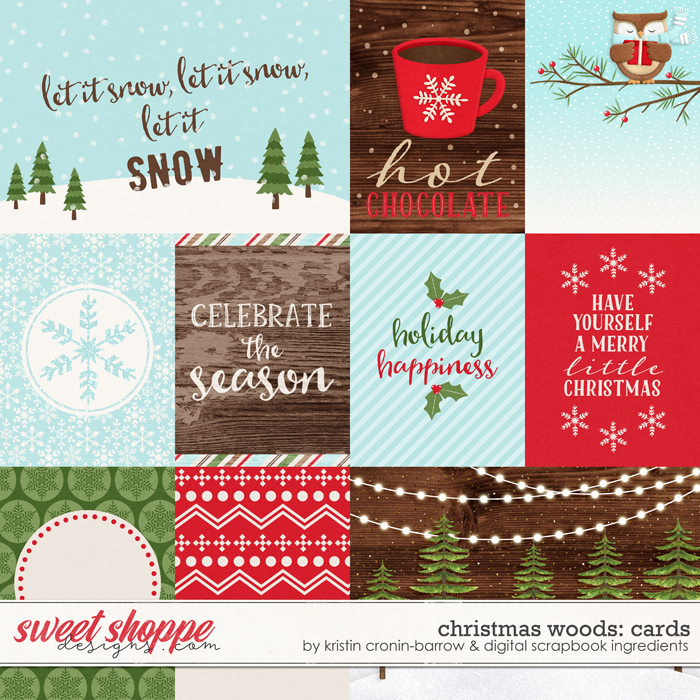 Christmas Woods | Cards by Kristin Cronin-Barrow & Digital Scrapbook Ingredients Christmas Woods | Cards by Kristin Cronin-Barrow & Digital Scrapbook Ingredients