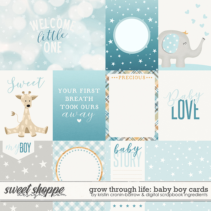 Grow Through Life - Baby Boy | Cards by Kristin Cronin-Barrow & Digital Scrapbook Ingredients Grow Through Life - Baby Boy | Cards by Kristin Cronin-Barrow & Digital Scrapbook Ingredients
