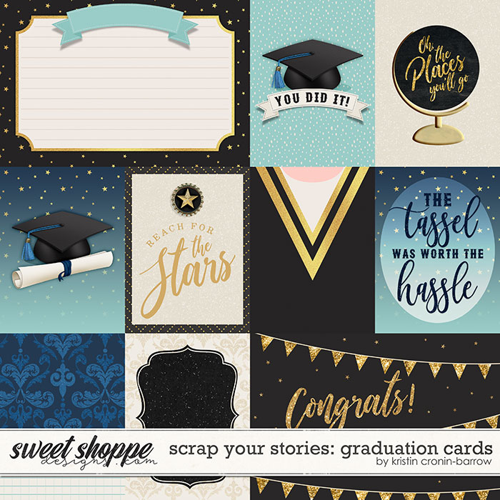 Scrap Your Stories: Graduation- CARDS by Studio Flergs & Kristin Cronin-Barrow