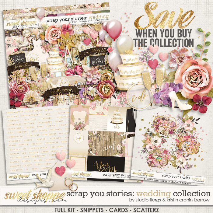 Scrap Your Stories: Wedding - Collection by Studio Flergs and Kristin Cronin-Barrow