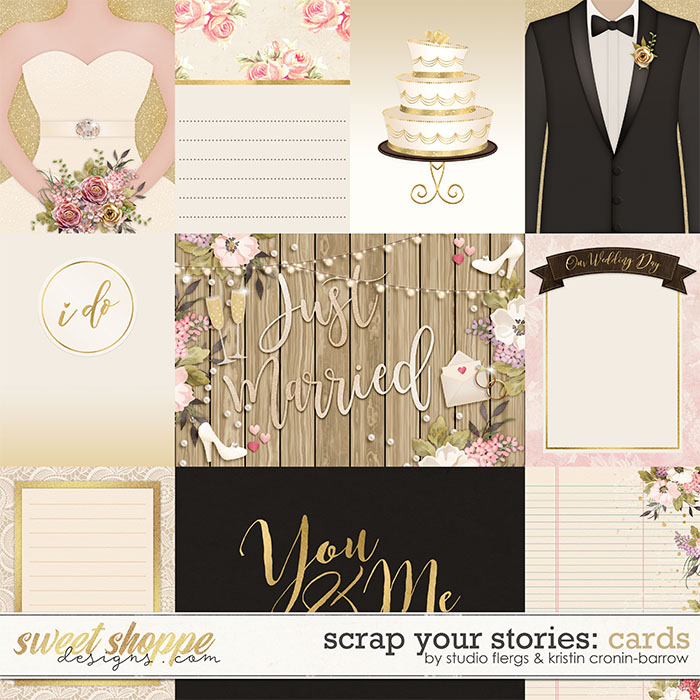 Scrap Your Stories: Wedding - Cards by Studio Flergs and Kristin Cronin-Barrow