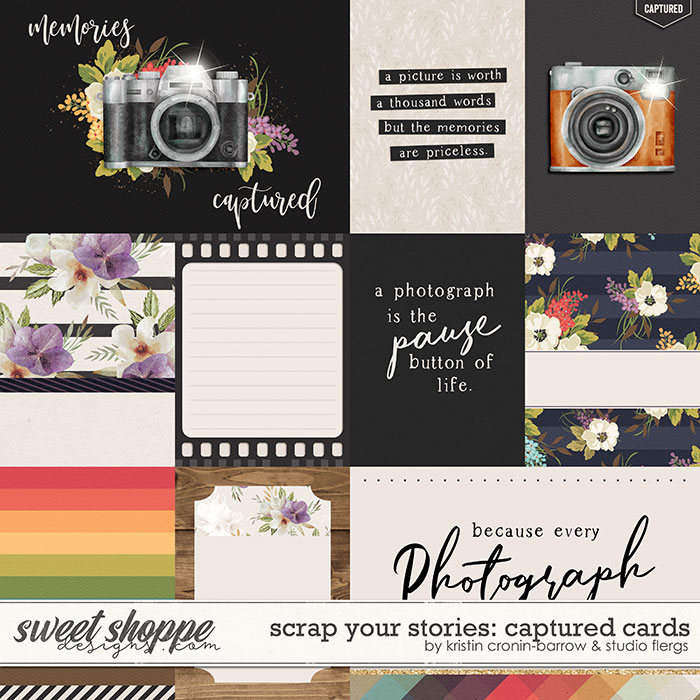Scrap Your Stories: Captured- CARDS by Studio Flergs & Kristin Cronin-Barrow