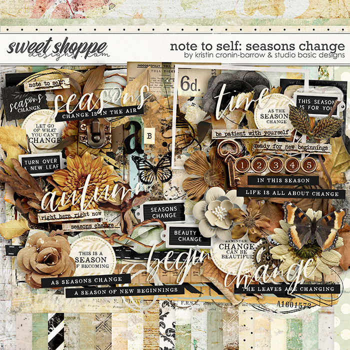 Note To Self: Seasons Change Kit by Kristin Cronin-Barrow & Studio Basic
