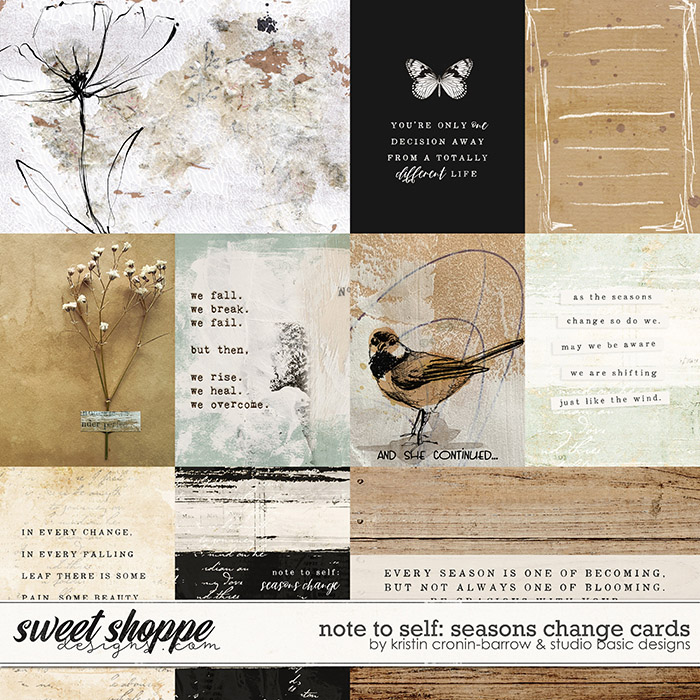 Note To Self: Seasons Change Cards by Kristin Cronin-Barrow & Studio Basic