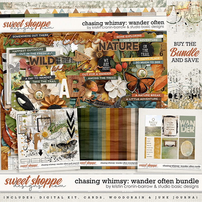 Chasing Whimsy: Wander Often Bundle by Kristin Cronin-Barrow and Studio Basic Designs
