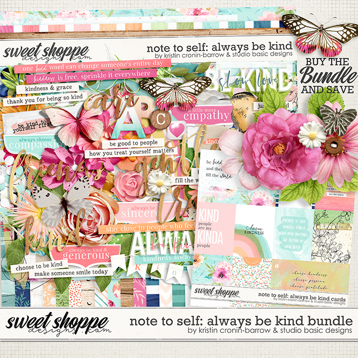 Note to Self: Always Be Kind Bundle by Kristin Cronin-Barrow and Studio Basic 