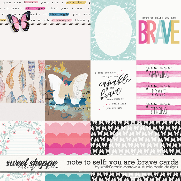 Note To Self: You Are Brave Cards by Kristin Cronin-Barrow & Studio Basic Note To Self: You Are Brave Cards by Kristin Cronin-Barrow & Studio Basic