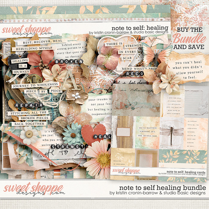 Note to Self: Healing Bundle by Kristin Cronin-Barrow and Studio Basic Designs