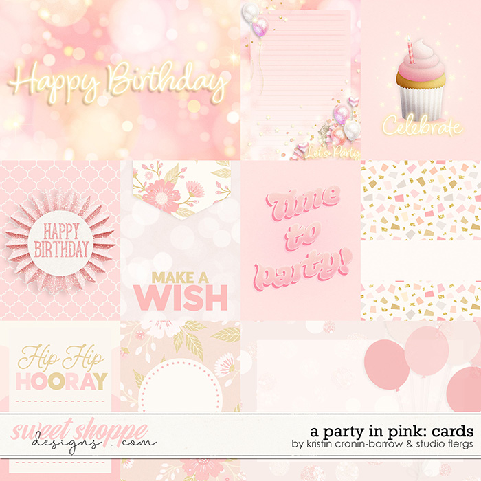 A Party in Pink: CARDS by Kristin Cronin-Barrow & Studio Flergs