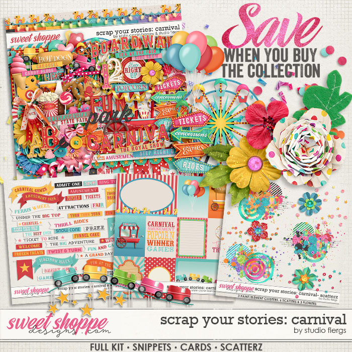 Scrap Your Stories: Carnival- BUNDLE by Studio Flergs & Kristin Cronin-Barrow