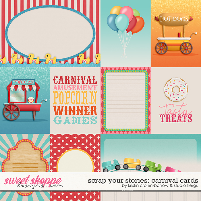 Scrap Your Stories: Carnival- CARDS by Studio Flergs & Kristin Cronin-Barrow