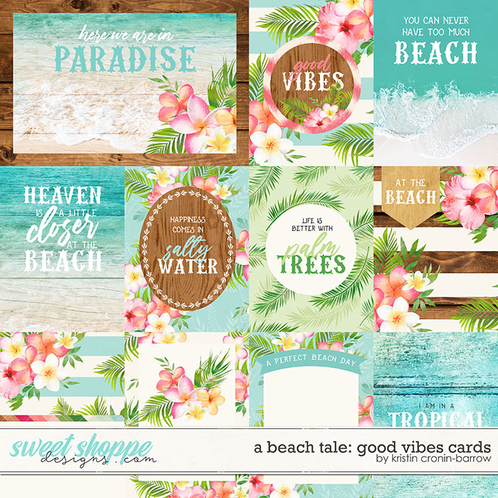 A Beach Tale: Good Vibes Cards by Kristin Cronin-Barrow