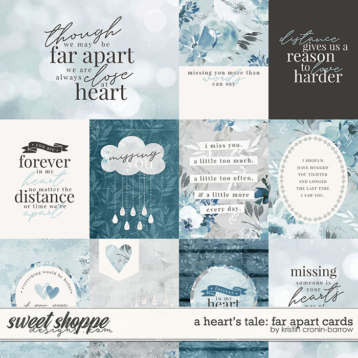 A Heart's Tale: Far Apart Cards by Kristin Cronin-Barrow