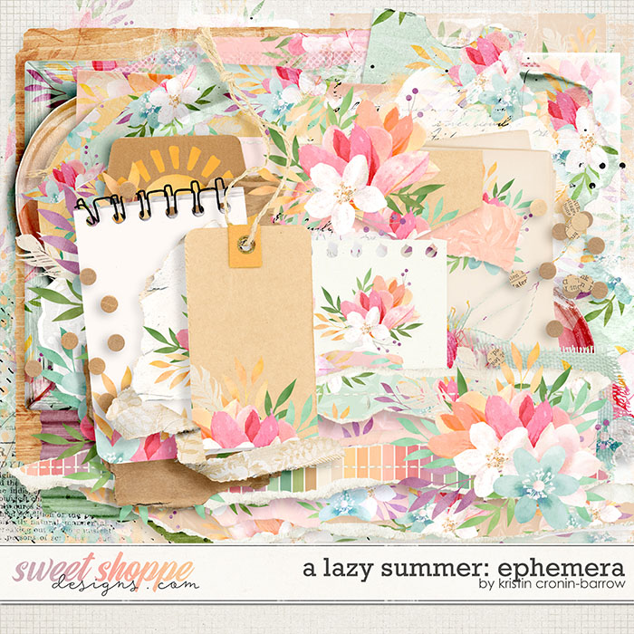 A Lazy Summer: Ephemera by Kristin Cronin-Barrow