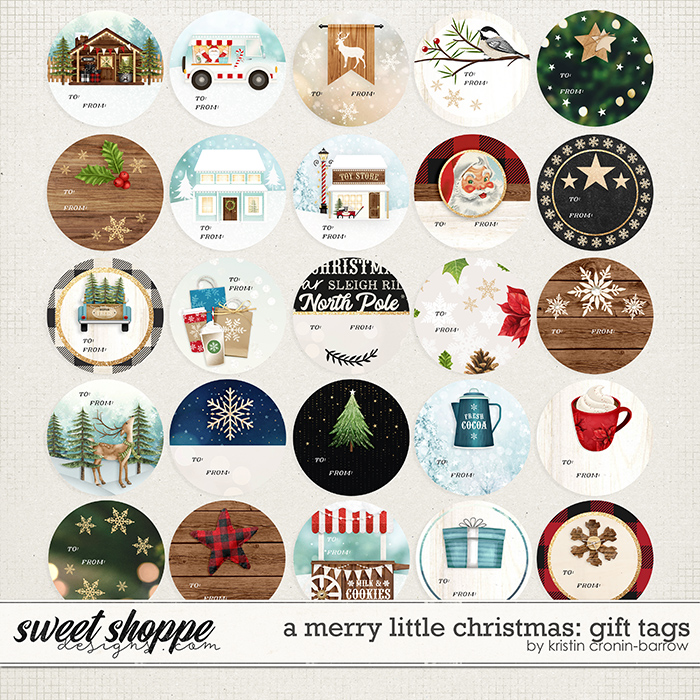 A Merry Little Christmas: Gift Tags by Kristin Cronin-Barrow A Merry Little Christmas: Gift Tags by Kristin Cronin-Barrow