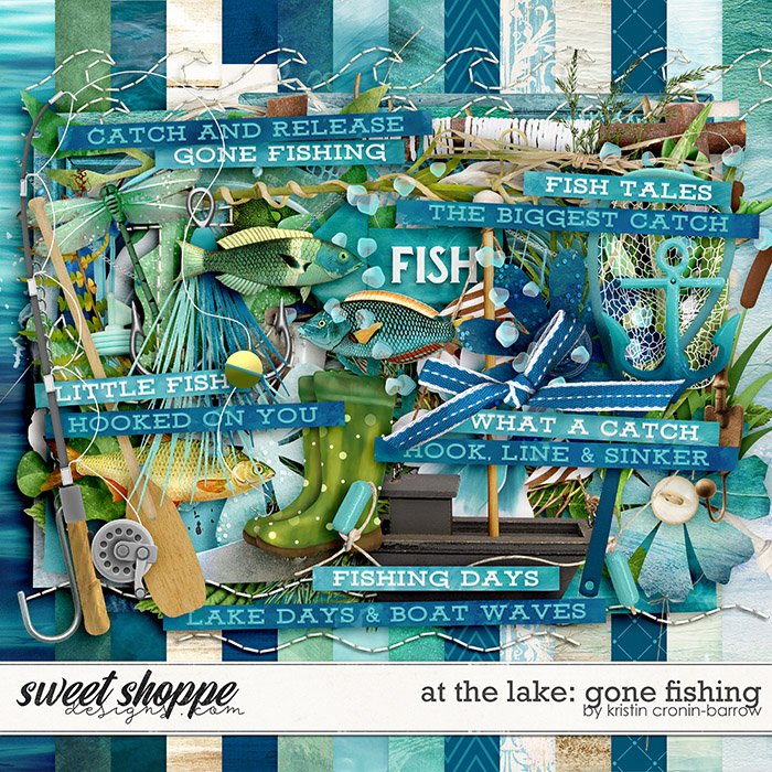 At the Lake: Gone Fishing by Kristin Cronin-Barrow