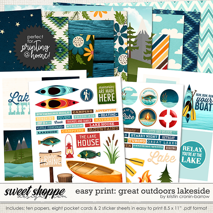 Easy Print: Great Outdoors Lakeside by Kristin Cronin-Barrow Easy Print: Great Outdoors Lakeside by Kristin Cronin-Barrow