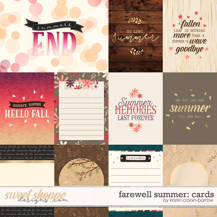 Farewell Summer: Cards by Kristin Cronin-Barrow Farewell Summer: Cards by Kristin Cronin-Barrow