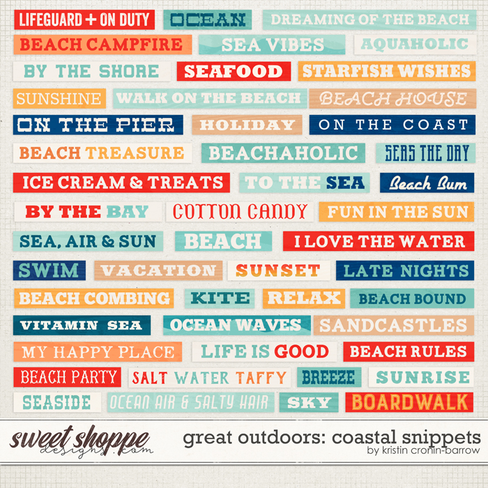 Great Outdoors: Coastal Snippets by Kristin Cronin-Barrow Great Outdoors: Coastal Snippets by Kristin Cronin-Barrow